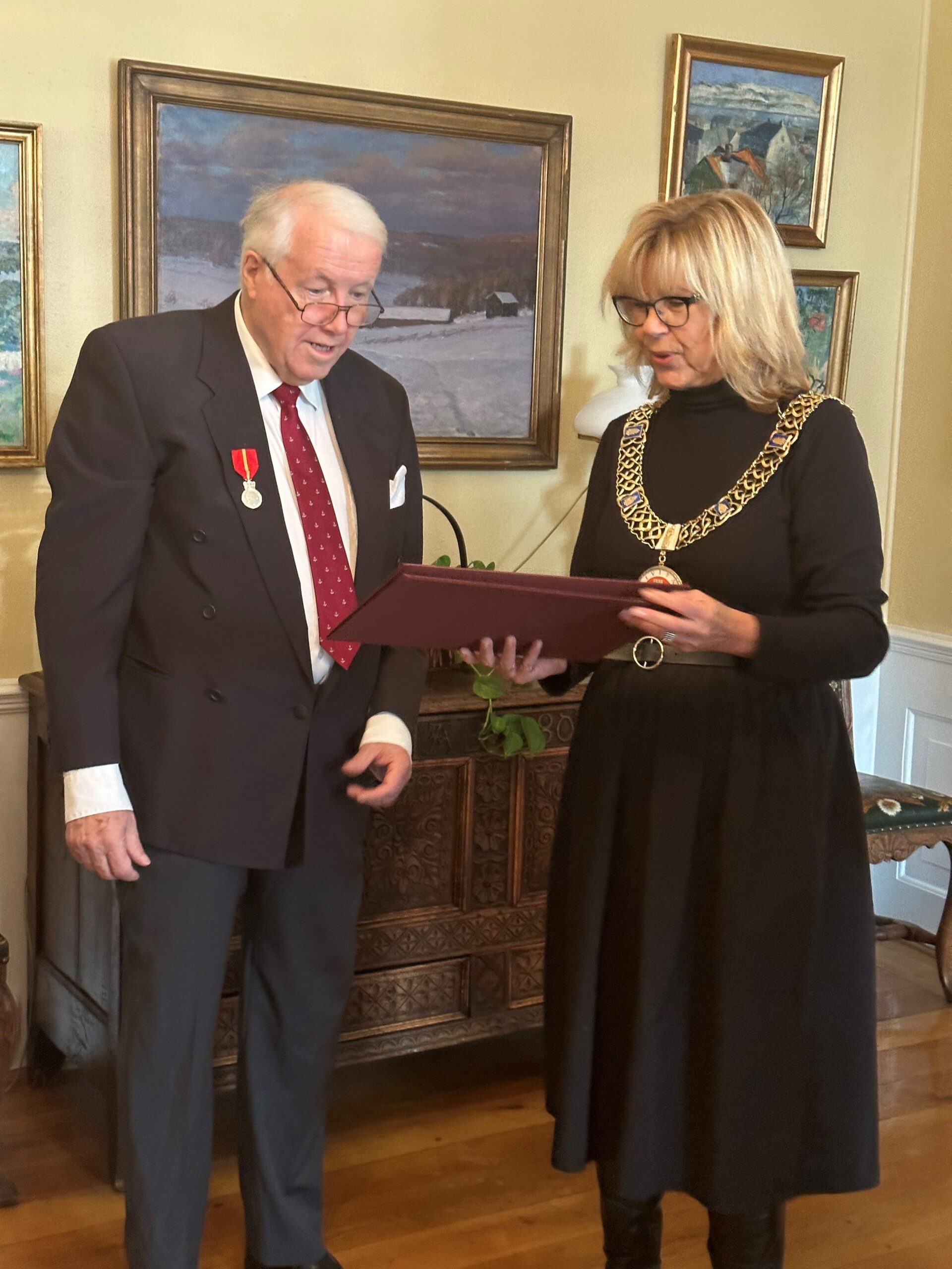 Kongens fortjenestemedalje til Kjell Totland
